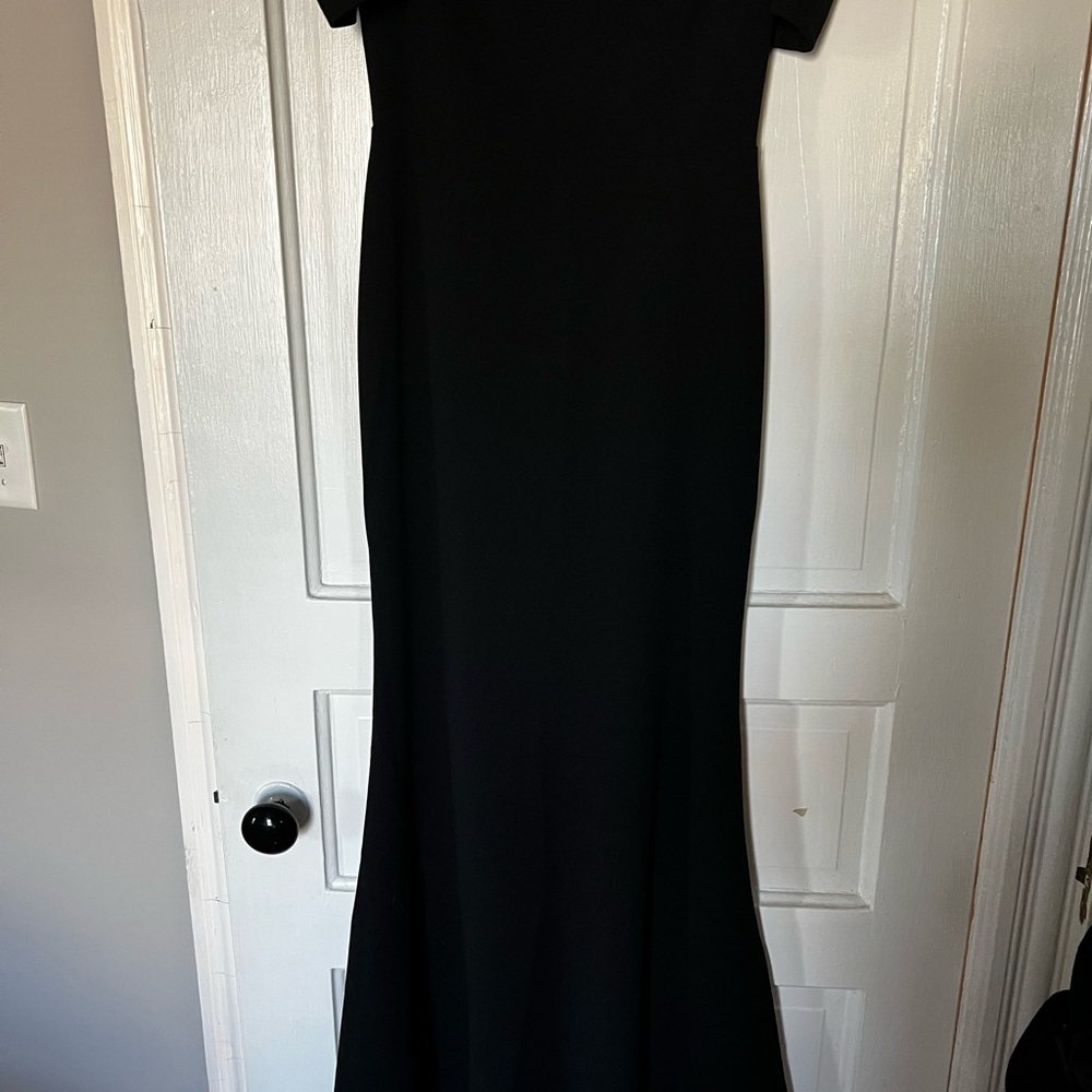 Lulu's Classic Black Maxi Dress